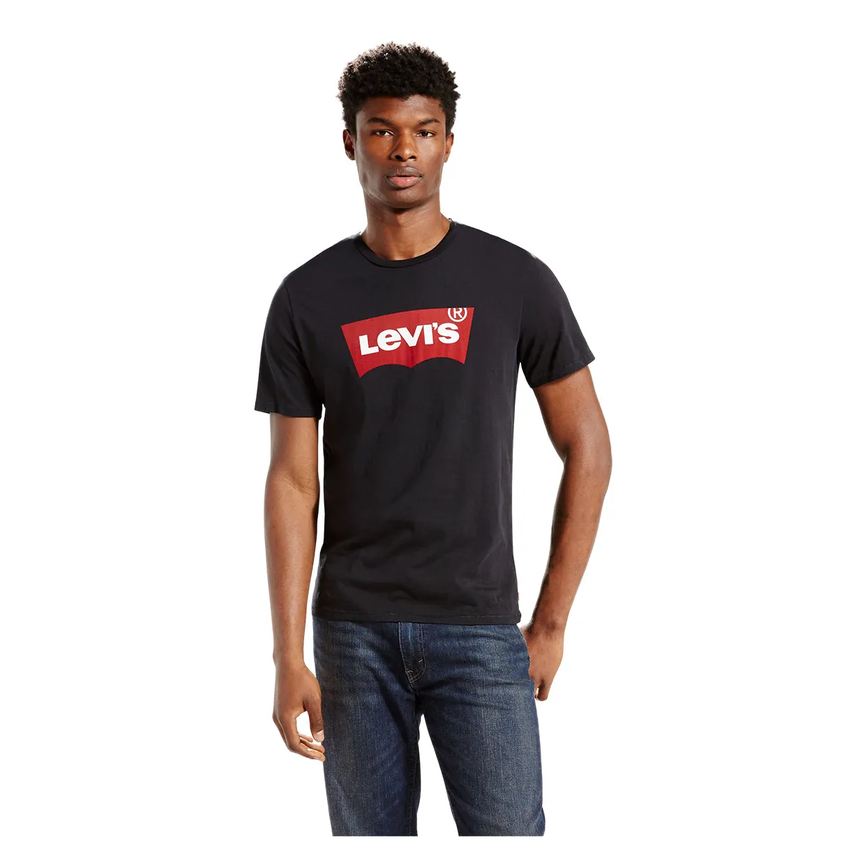 T-shirt Levi's Housemark Standard Nero