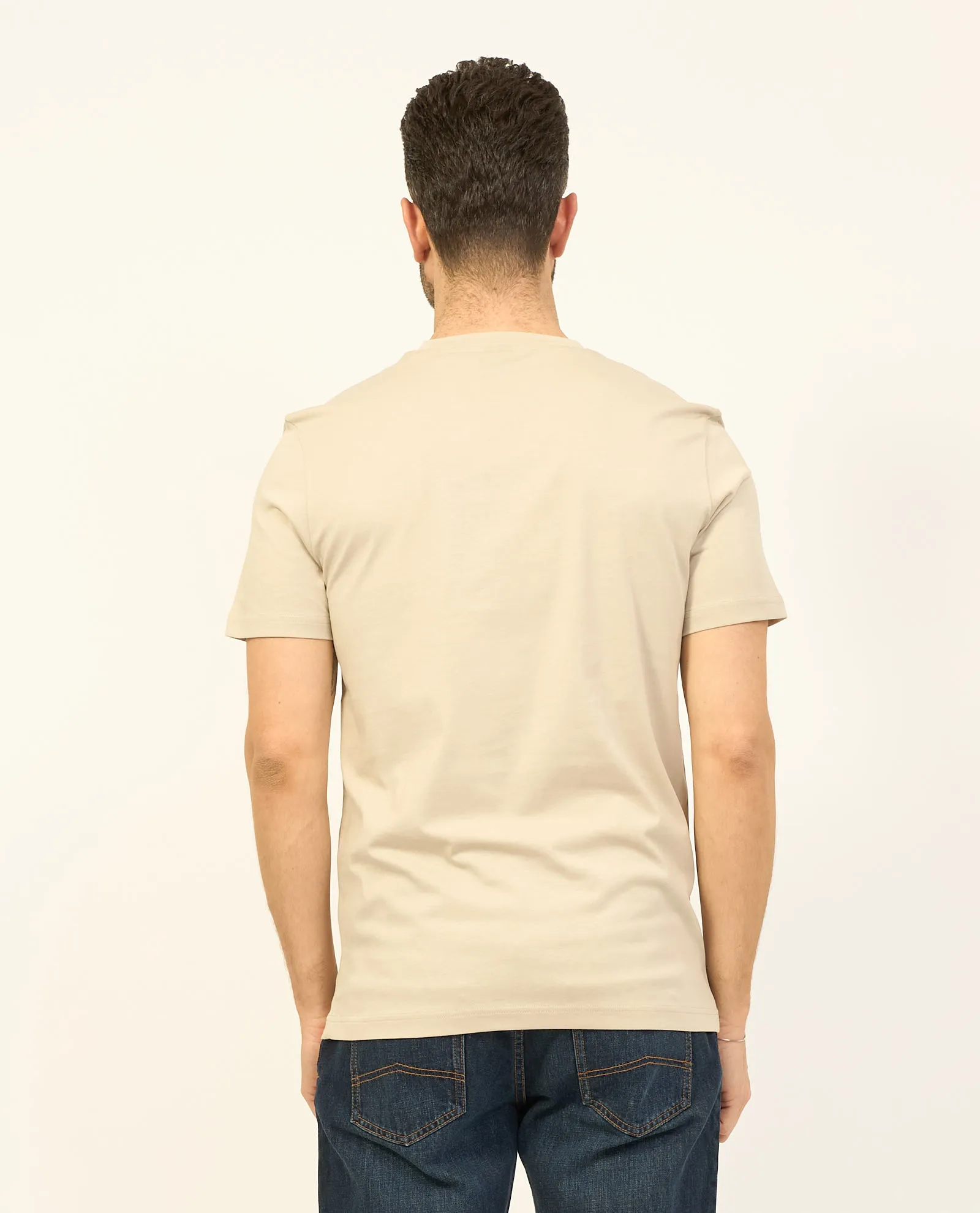 T-shirt uomo Boss regular fit in jersey traspirante