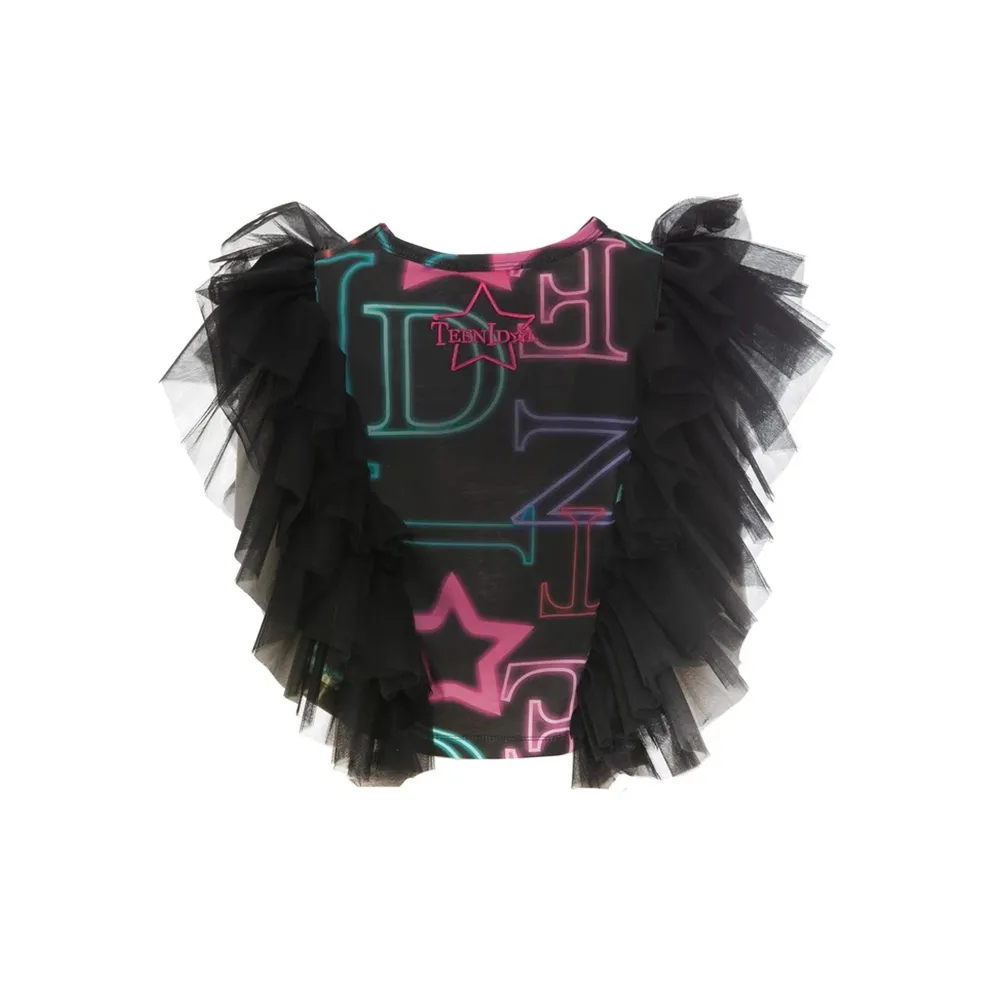 Teen Idol - Virgo Cropped Tee - Nera - T-Shirt - Teen-Ager - Luxury Exclusive Collection