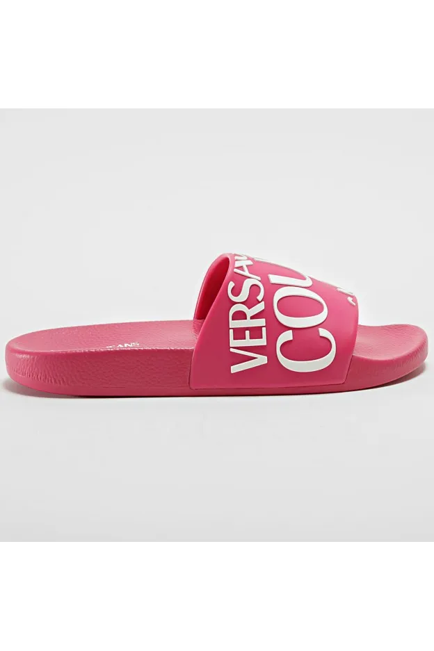 Versace Jeans Couture Sandali Slides Con Logo